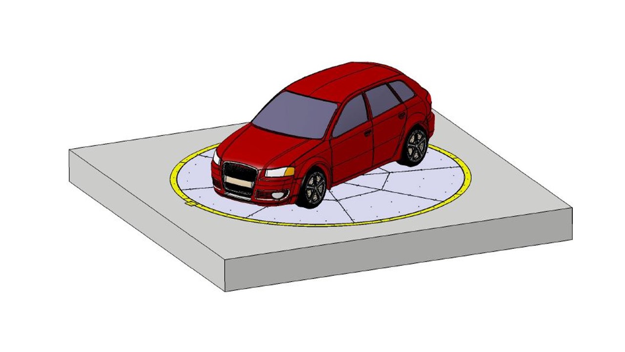 Car Turntable TT4.5 Car Turntables Truck Turntables Parking Systems