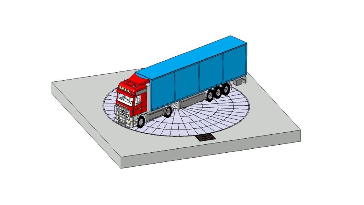 Truck Turntable TT15 Truck Turntables Car Turntables Parking Systems